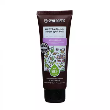 Крем для рук натуральный synergetic защитный, 75 мл