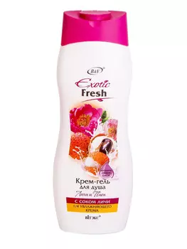 Exotic Fresh Крем-гель для душа ''Личи и Пион'' 500 мл