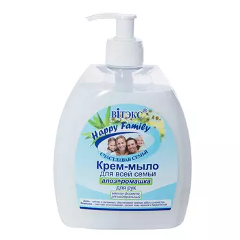 Крем-мыло для рук алоэ+ромашка H.Family