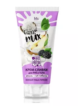 IRIS Смузи mix Крем-сливки для рук и тела груша+шелковица 180 мл