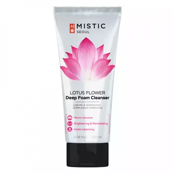 Кремовая пенка для умывания экстрактом цветков лотоса 180мл