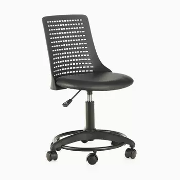 Кресло детское клик мебель 2137, черный