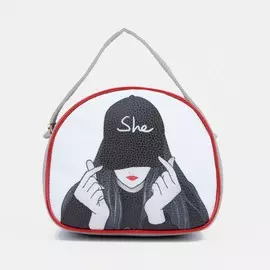 Кросс-боди на молнии, цвет белый