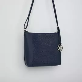 Кросс-боди, отдел на молнии, наружный карман, цвет синий