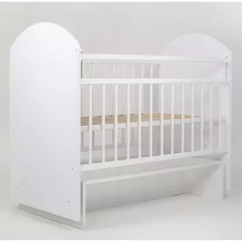 Кровать детская беллучи / bellucci маятник, белый