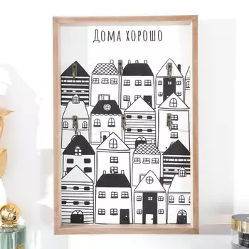 Крючки декоративные дерево