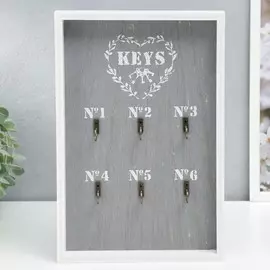 Крючки декоративные дерево 6 крючков