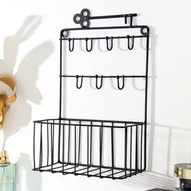 Крючки декоративные металл с полочкой