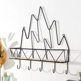 Крючки декоративные металл с полочкой