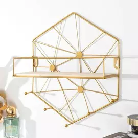 Крючки декоративные металл с полочкой