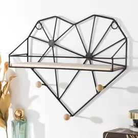 Крючки декоративные металл с полочкой