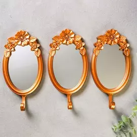 Крючки декоративные с зеркалом