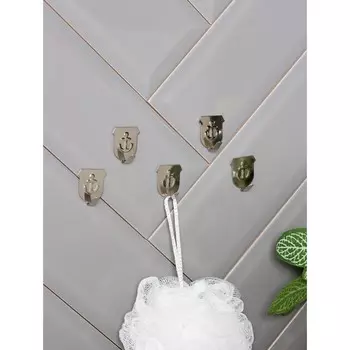 Крючки самоклеящиеся доляна