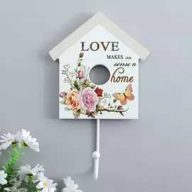 Крючок декоративный дерево домик