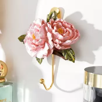 Крючок декоративный полистоун, металл