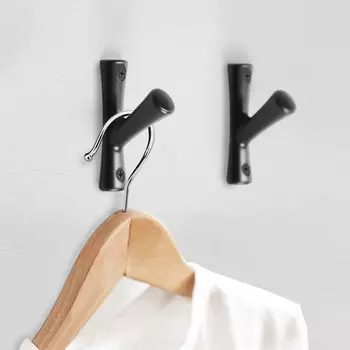 Крючок мебельный cappio branch, однорожковый, цвет черный