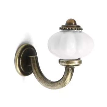 Крючок мебельный cappio camellia, однорожковый, цвет бронза