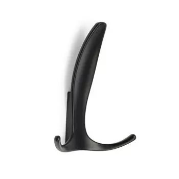 Крючок мебельный cappio flat, трехрожковый, цвет черный