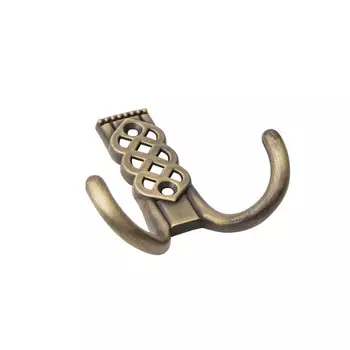 Крючок мебельный двухрожковый