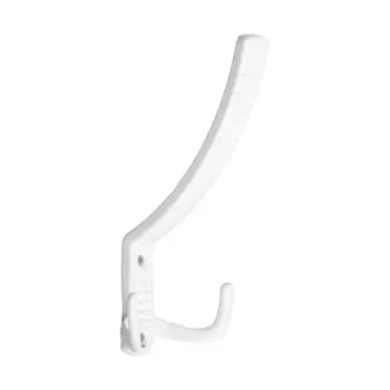 Крючок мебельный тундра tkt001, трехрожковый, белый