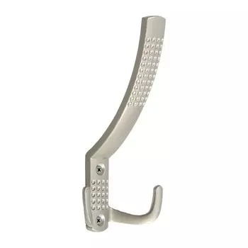 Крючок мебельный тундра tkt001, трехрожковый, матовый никель, 4 шт. tmp