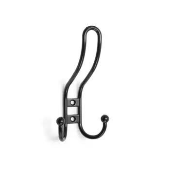 Крючок мебельный тундра tkt002 light, трехрожковый, черный