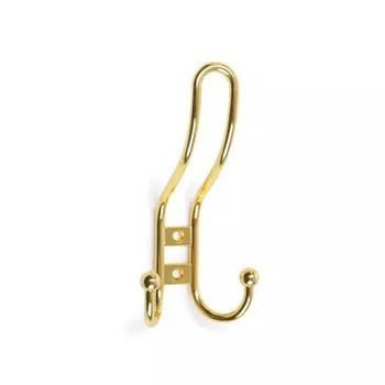 Крючок мебельный тундра tkt002 light, трехрожковый, золото