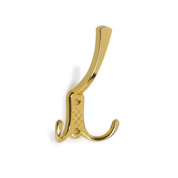 Крючок мебельный тундра tkt003 light, трехрожковый, золото