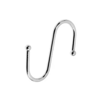 Крючок на рейлинг большой, хром . r-kr-b