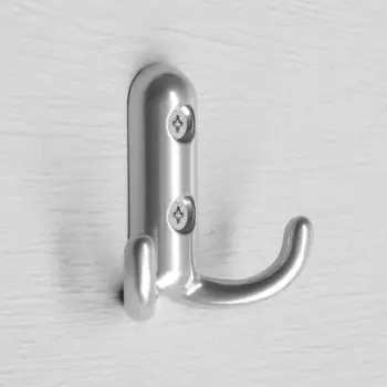 Крючок-вешалка тундра, №14, цвет хром, 1 шт.