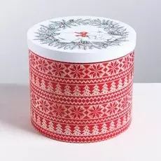 Круглая подарочная коробка
