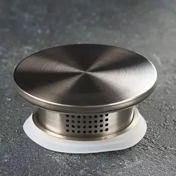 Крышка для емкостей доляна, d=7 см, нержавеющая сталь, серебристая