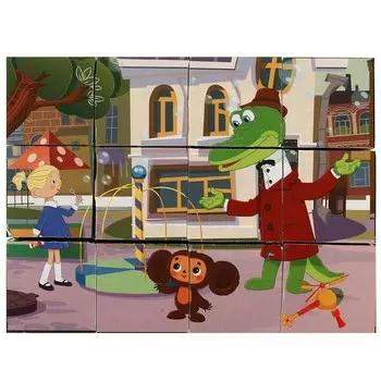 Кубики СОЮЗМУЛЬТФИЛЬМ, Умные игры 01315-CHE2