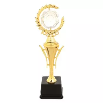 Кубок 177c, наградная фигура, золото, подставка пластик, 32.6 см