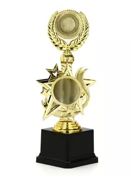Кубок 192, наградная фигура, золото, подставка пластик, 23 см