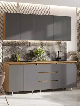 Кухонный гарнитур прямой