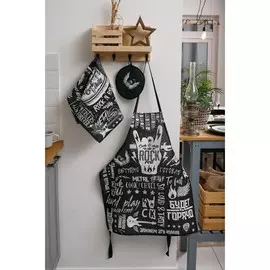 Кухонный набор фартук прихватка полотенце