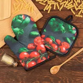 Кухонный набор прихватка варежка