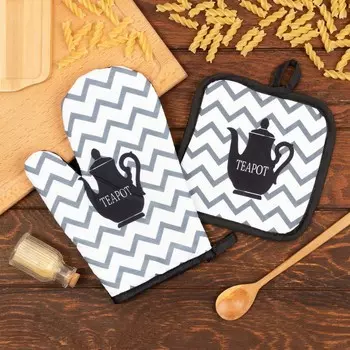 Кухонный набор прихватка рукавица