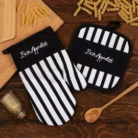 Кухонный набор прихватка варежка