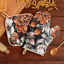 Кухонный набор варежка прихватка