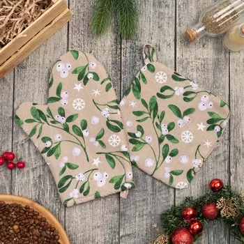 Кухонный набор варежка прихватка