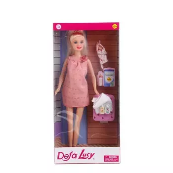 КУКЛА БЕРЕМЕННАЯ (СЪЕМНЫЙ ЖИВОТ) + МАЛЫШ, С АКСЕСС