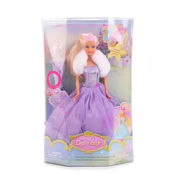 Кукла фея 29см с волшебной палочкой, со светом, в ассорт