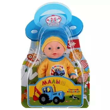 Кукла функциональная Синий ТРАКТОР, КАРАПУЗ Y12BB-BT-BL-RU