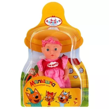 Кукла функциональная Три Кота, КАРАПУЗ Y15BB-3C-BL-RU