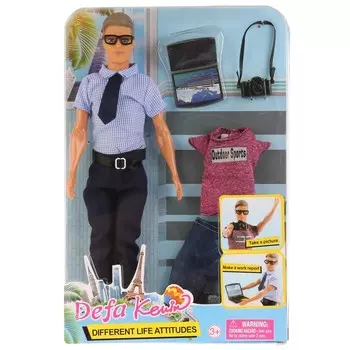 Кукла -мальчик с комплектом одежды, с аксесс