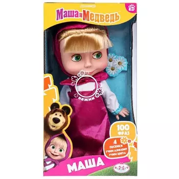 Кукла озвученная Маша и Медведь, КАРАПУЗ 83033-N24