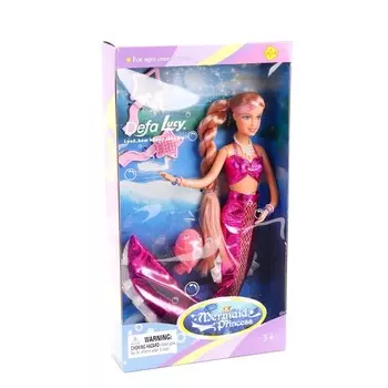 Кукла-русалка (с ногами), с аксесс