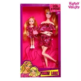 Кукла-модель с дочкой family look